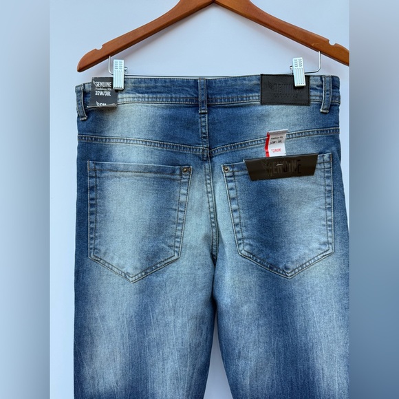 Genuine Authentic Fashion Fit Distressed Ultra High Rise Jeans Size 32W/38L - Picture 7 of 14